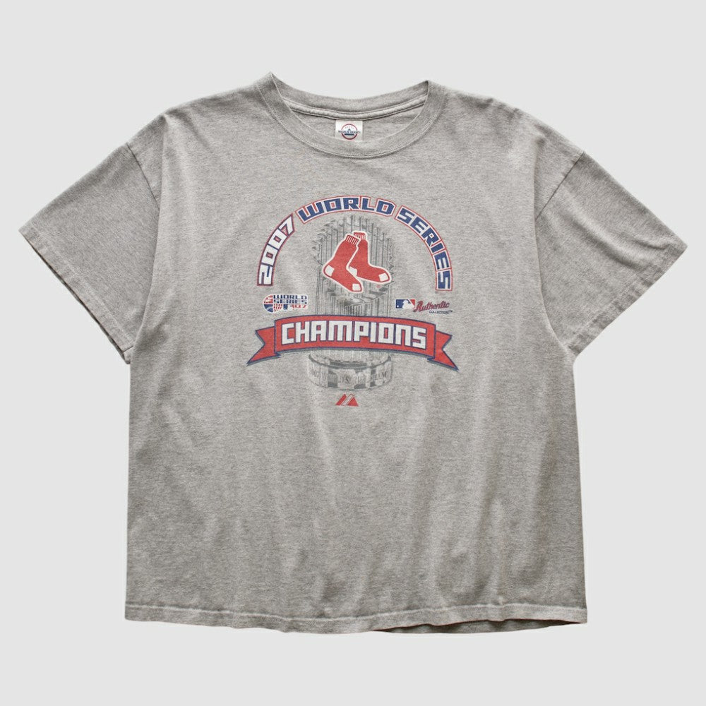 Boston Red Sox Delta 2007 T-shirt - Heather Gray - Vintage - Fanatics Lifestyle