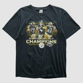 Fanatics Pittsburgh Steelers Anvil 2009 T-shirt Black Vintage
