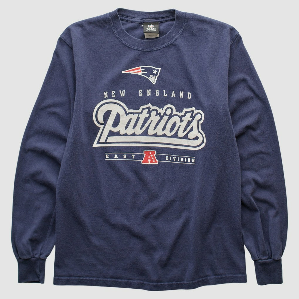 Fanatics New England Patriots NFL 2010s Long Sleeve T-shirt Navy Vintage