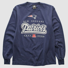 Fanatics New England Patriots NFL 2010s Long Sleeve T-shirt Navy Vintage