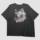 Fanatics Superbowl XLII MVP Reebok 2008 T-shirt Black Vintage