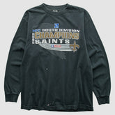 Fanatics New Orleans Saints Alstyle Apparel 2009 Long Sleeve T-shirt Black Vintage