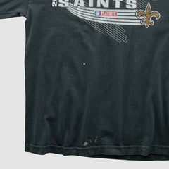 Fanatics New Orleans Saints Alstyle Apparel 2009 Long Sleeve T-shirt Black Vintage