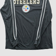 Fanatics Pittsburgh Steelers Team Edition Apparel 2000s Long Sleeve T-shirt Charcoal Vintage