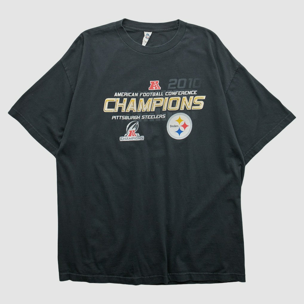 Fanatics Pittsburgh Steelers Alstyle 2010 T-shirt Black Vintage