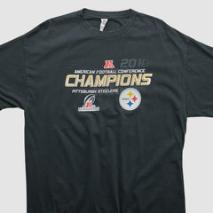 Fanatics Pittsburgh Steelers Alstyle 2010 T-shirt Black Vintage