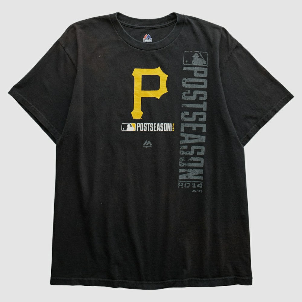 Pittsburgh Pirates Majestic 2014 T-shirt - Black - Vintage - Fanatics Lifestyle