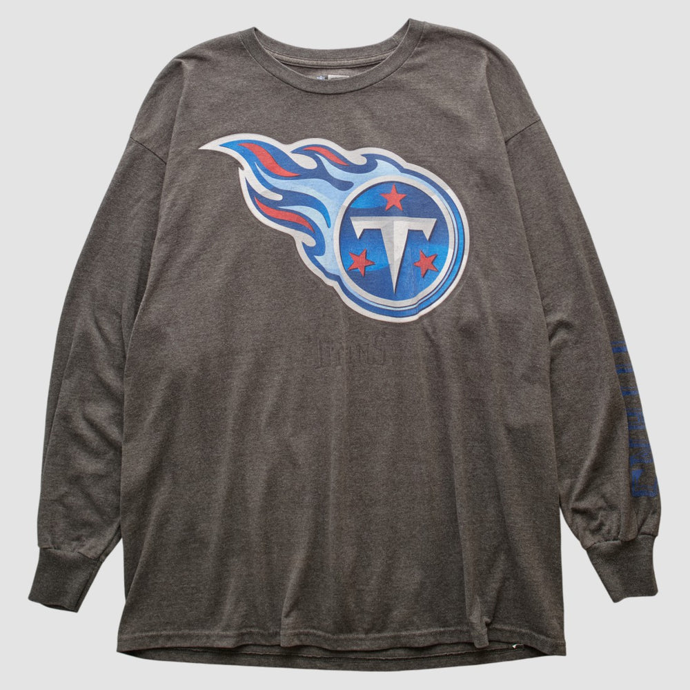 Fanatics Tennessee Titans NFL 2000s Long Sleeve T-shirt Dark Heather Gray Vintage