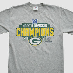 Fanatics Green Bay Packers Team Edition Apparel 2011 T-shirt Heather Gray Vintage