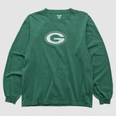 Fanatics Green Bay Packers Reebok 2000s Long Sleeve T-shirt Green Vintage
