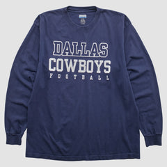 Fanatics Dallas Cowboys Reebok 2000s Long Sleeve T-shirt Navy Vintage