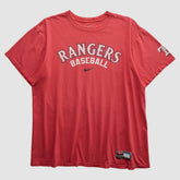 Texas Rangers Nike 2000s T-shirt - Red - Vintage - Nike Discount