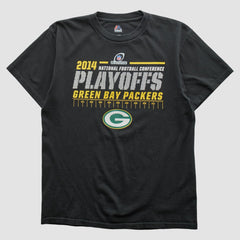 Fanatics Green Bay Packers Majestic 2014 T-shirt Black Vintage