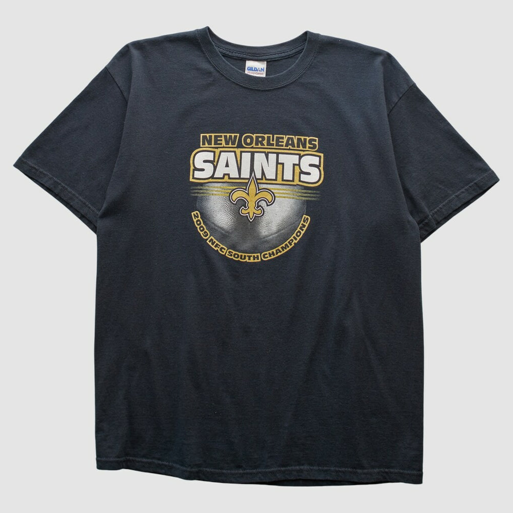 Fanatics New Orleans Saints Gildan 2009 T-shirt Black Vintage