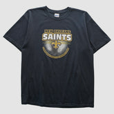 Fanatics New Orleans Saints Gildan 2009 T-shirt Black Vintage