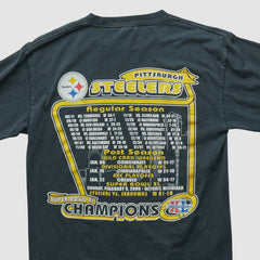 Fanatics Pittsburgh Steelers Alstyle 2006 Long Sleeve T-shirt Black Vintage