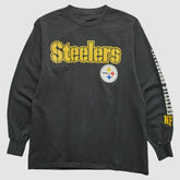 Fanatics Pittsburgh Steelers 2000s Long Sleeve T-shirt Black Vintage