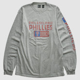 Philadelphia Phillies Gear For Sports 2000s Long Sleeve T-shirt - Heather Gray - Vintage - Fanatics Discount