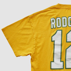 Fanatics Green Bay Packers NFL 2000s T-shirt Yellow Vintage