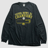 Fanatics Pittsburgh Steelers Alstyle Apparel 2006 Long Sleeve T-shirt Black Vintage