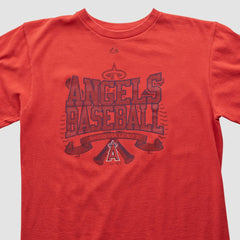 Los Angeles Angels Majestic 2000s T-shirt - Red - Vintage - Fanatics Discount