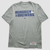 Milwaukee Brewers 2008 T-shirt - Heather Gray - Vintage - Fanatics Online
