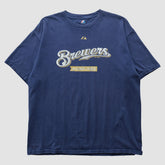 Milwaukee Brewers Majestic 2010 T-shirt - Navy - XVintage - Fanatics Online