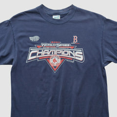 Boston Red Sox M&O Knits 2004 T-shirt - Navy - Vintage - Fanatics Online