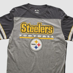 Fanatics Pittsburgh Steelers NFL 2010s Long Sleeve T-shirt Heather Gray Vintage