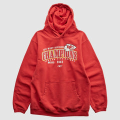 Fanatics Kansas City Chiefs Reebok 2003 Hooded Pullover Sweatshirt Red Vintage
