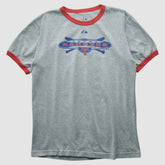 Texas Rangers Majestic 2010 T-shirt - Heather Gray - Vintage - Fanatics Discount