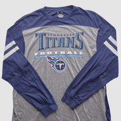 Fanatics Tennessee Titans 2010s Long Sleeve T-shirt Navy Vintage