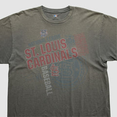 St. Louis Cardinals Genuine Merchandise 2010s T-shirt - Gray - 2XVintage - Fanatics on Sale