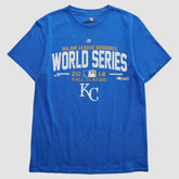 Kansas City Royals Majestic 2014 T-shirt - Blue - Vintage - Fanatics Lifestyle