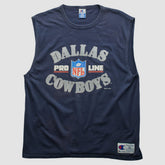 Fanatics Dallas Cowboys Champion 90s Tank Navy Vintage