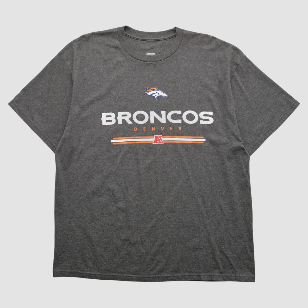Fanatics Denver Broncos 2010s T-shirt Dark Heather Gray Vintage