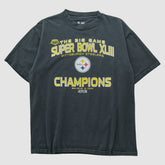 Fanatics Pittsburgh Steelers NFL 2009 T-shirt Charcoal Vintage