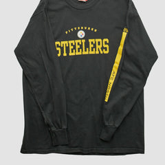 Fanatics Pittsburgh Steelers NFL 2000s Long Sleeve T-shirt Black Vintage