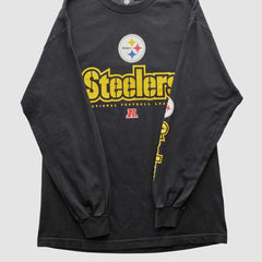 Fanatics Pittsburgh Steelers NFL 2010s Long Sleeve T-shirt Black Vintage