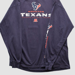 Fanatics Houston Texans NFL 2000s Long Sleeve T-shirt Navy Vintage