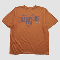 Fanatics New York Giants Reebok 2007 T-shirt Orange Vintage