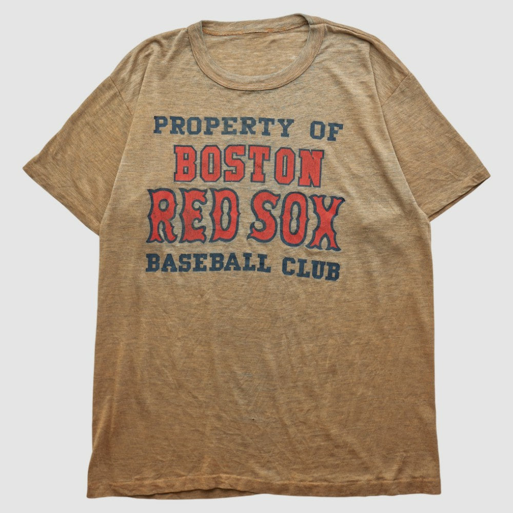 Boston Red Sox 80s T-shirt - Tan - Vintage - Fanatics Sale