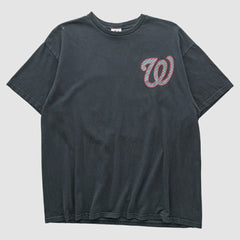 Washington Nationals Majestic 2010s T-shirt - Charcoal - Vintage - Fanatics Online