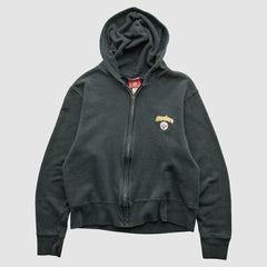 Fanatics Pittsburgh Steelers NFL 2000s Hooded Full Zip Sweatshirt Black Vintage