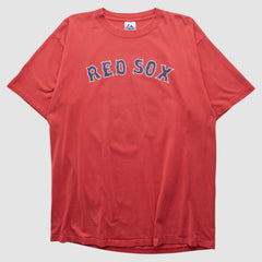Boston Red Sox Majestic 2000s T-shirt - Red - Vintage - Fanatics Sale