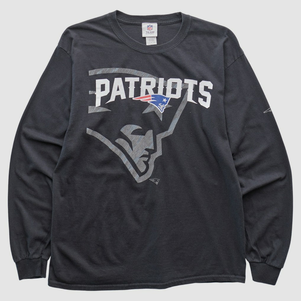Fanatics New England Patriots NFL 2010s Long Sleeve T-shirt Black Vintage
