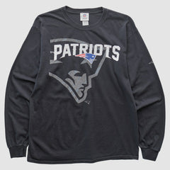 Fanatics New England Patriots NFL 2010s Long Sleeve T-shirt Black Vintage