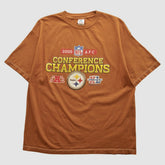 Fanatics Pittsburgh Steelers AAA 2005 T-shirt Brown Vintage