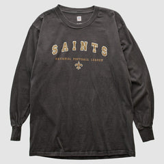 Fanatics New Orleans Saints NFL 2000s Long Sleeve T-shirt Charcoal Vintage