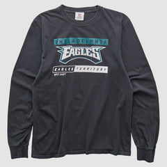 Fanatics Philadelphia Eagles NFL 2010s Long Sleeve T-shirt Black Vintage